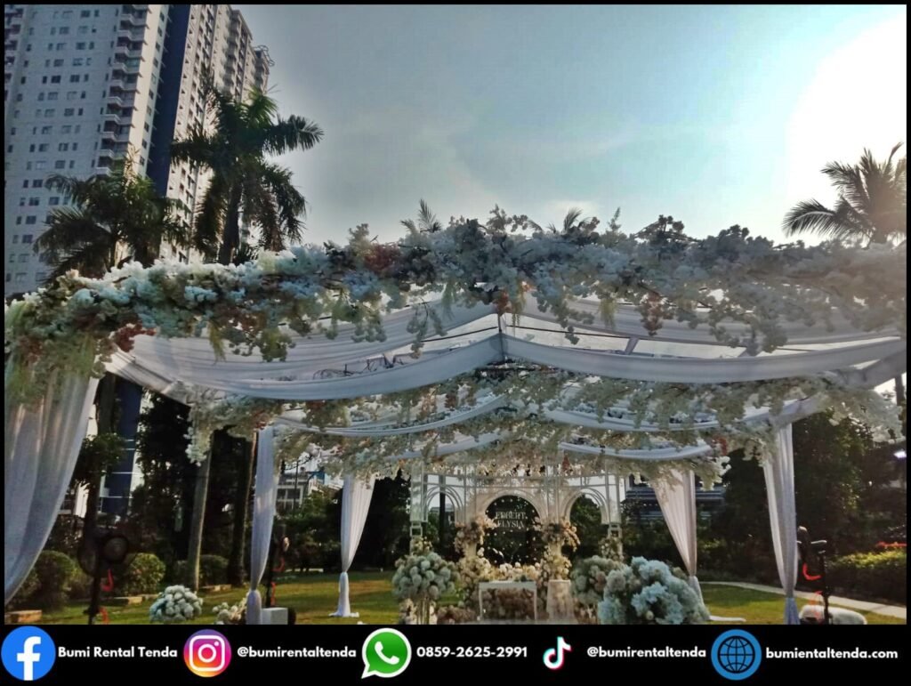 Sewa Tenda Roder Transparan Event Wedding Outdoor Jakarta