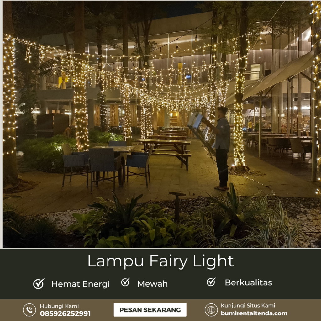 Rental Lampu Fairy Light Bangka Mampang Prapatan Jaksel