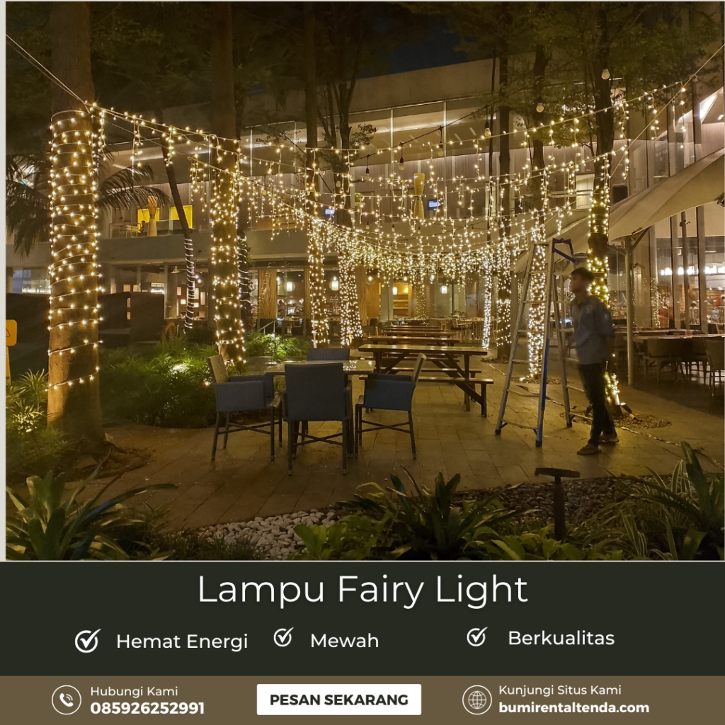 Rental Lampu Fairy Light Bangka Mampang Prapatan Jaksel