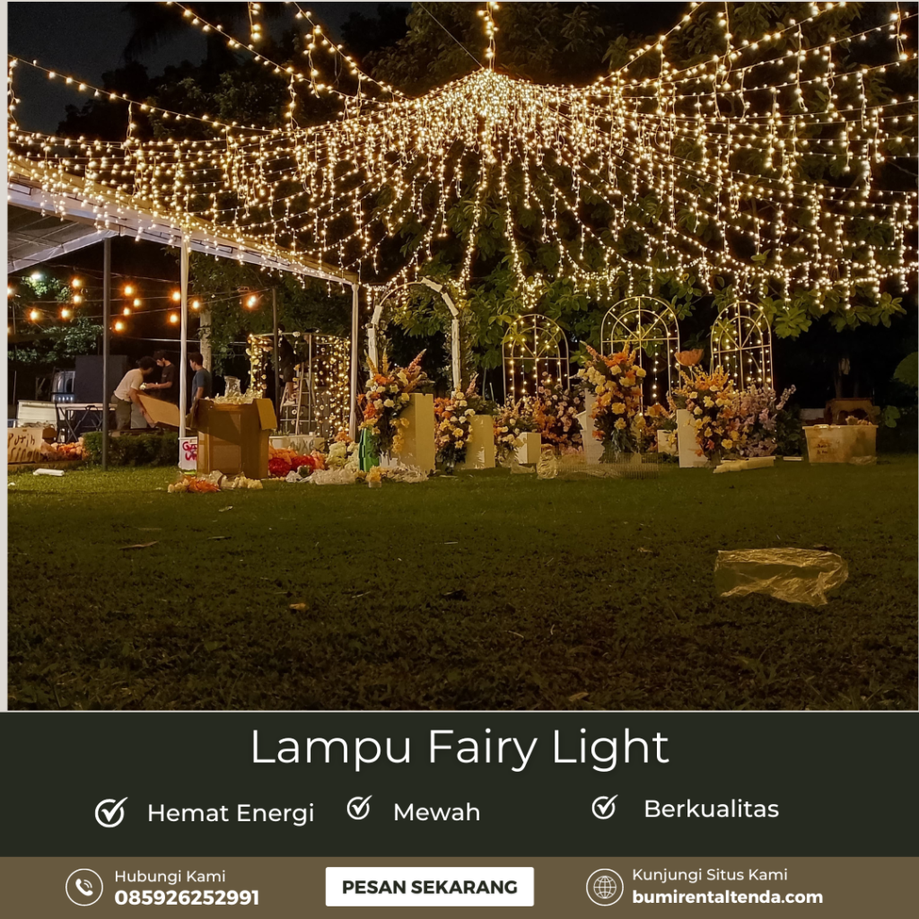 Rental Lampu Fairy Light Bangka Mampang Prapatan Jaksel