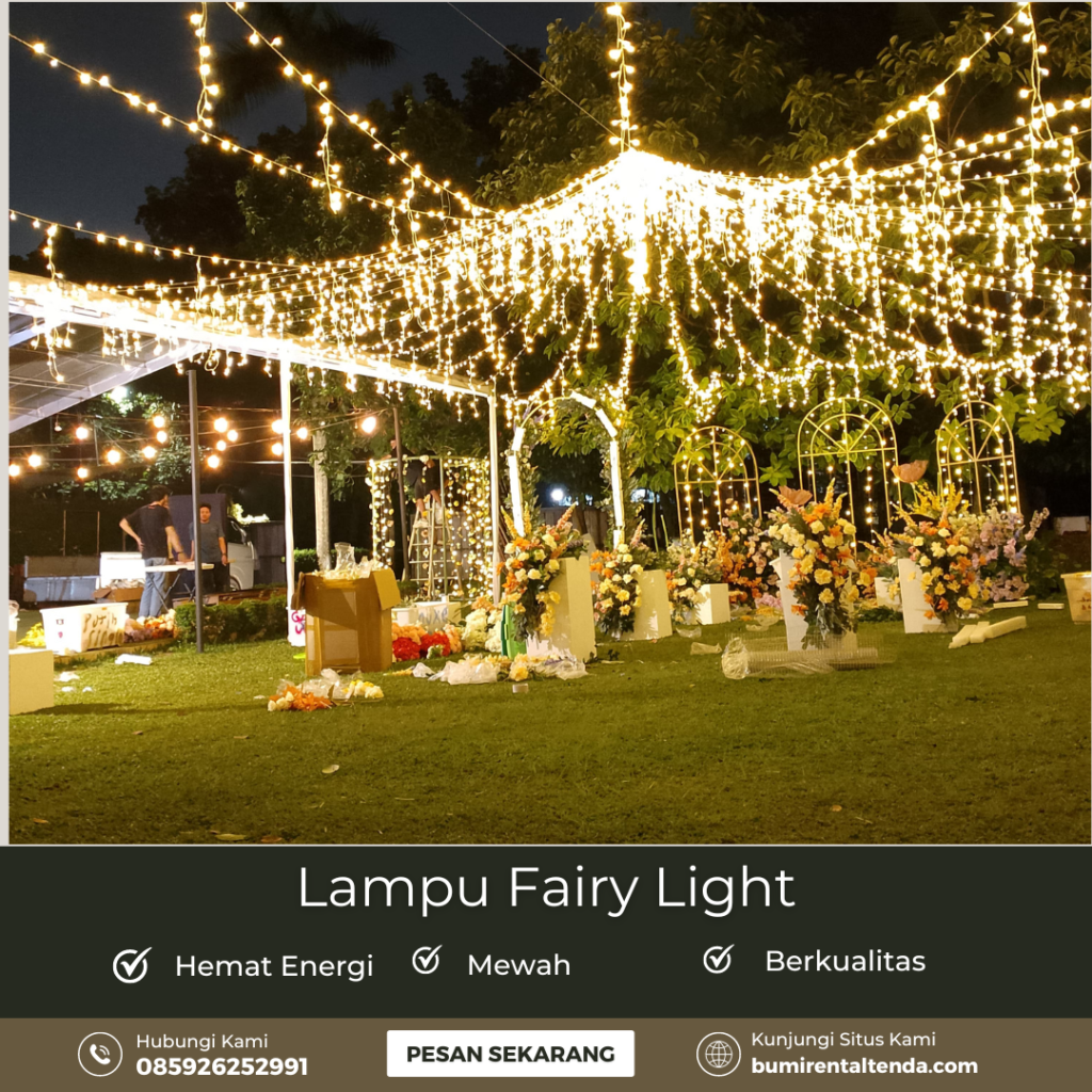 Rental Lampu Fairy Light Bangka Mampang Prapatan Jaksel