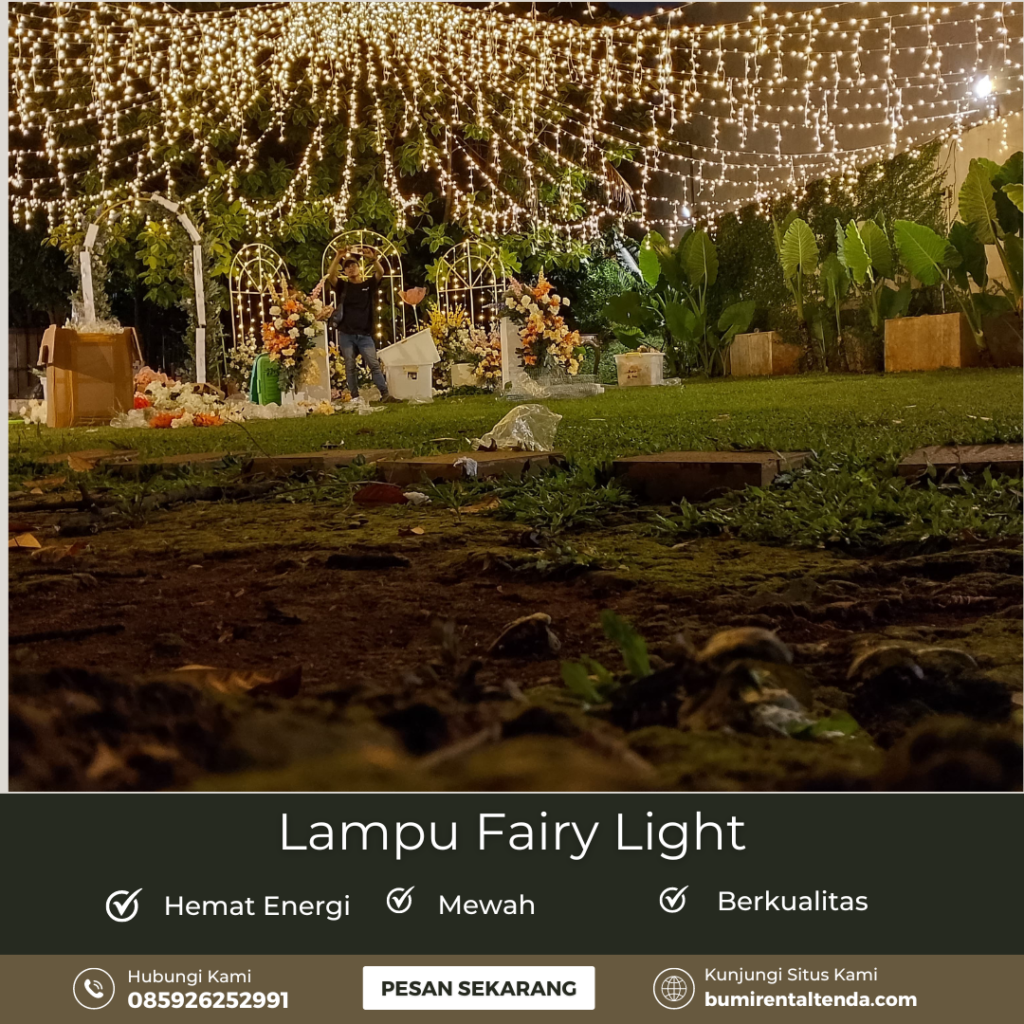 Rental Lampu Fairy Light Bangka Mampang Prapatan Jaksel