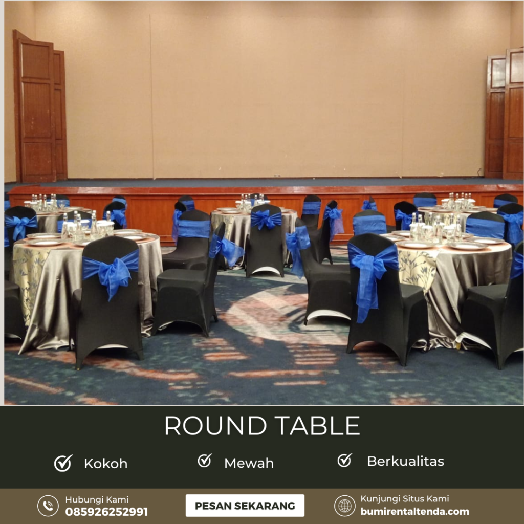 Rental Round Table Pengadegan Pancoran Jakarta Selatan