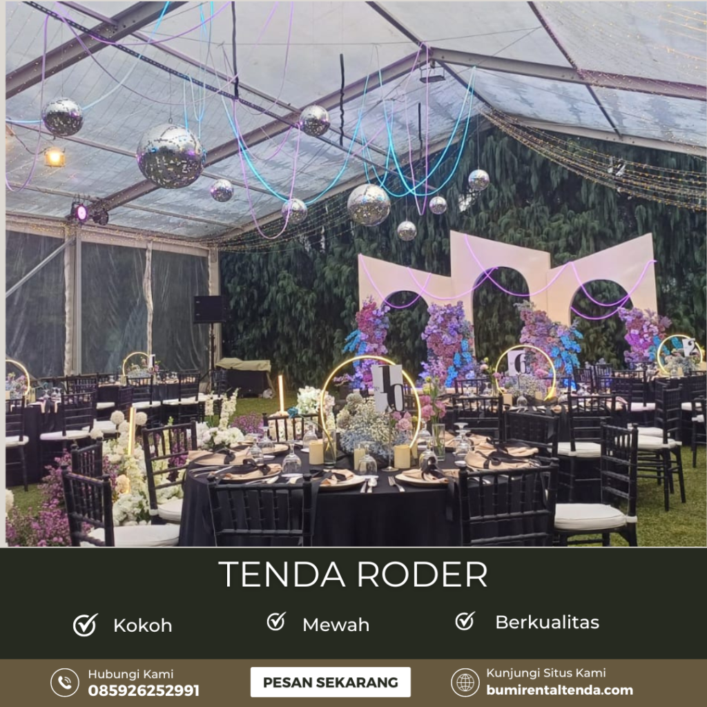 Rental Tenda Roder Free Ongkir Pancoran Jakarta Selatan