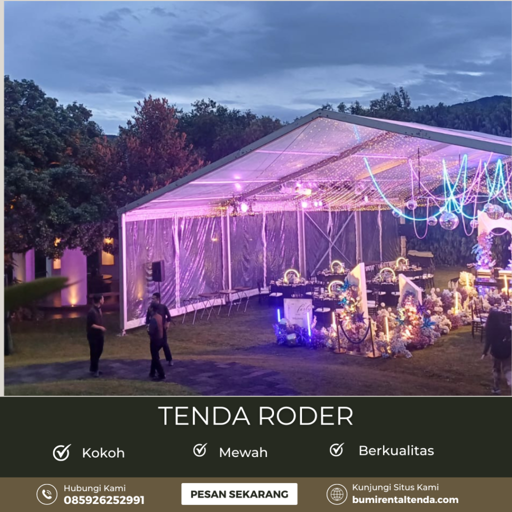 Rental Tenda Roder Free Ongkir Pancoran Jakarta Selatan