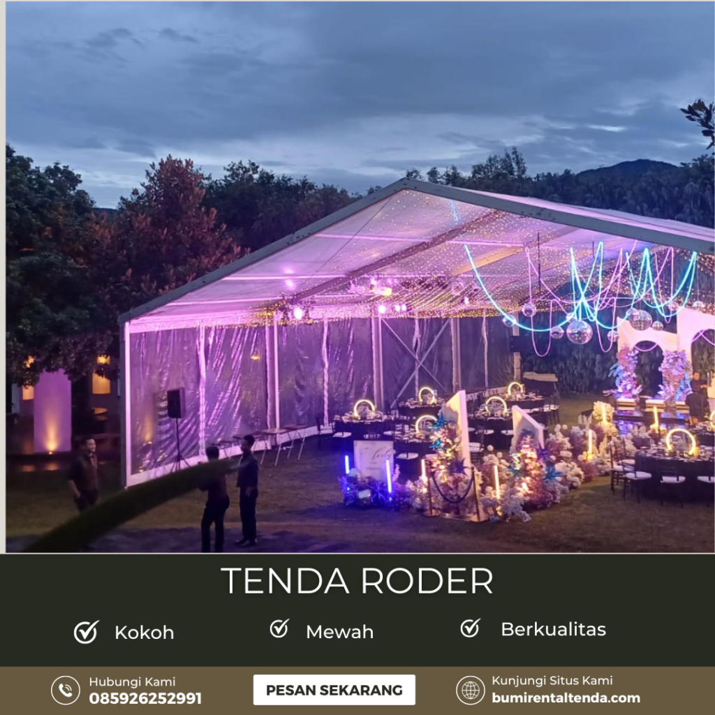 Rental Tenda Roder Free Ongkir Pancoran Jakarta Selatan