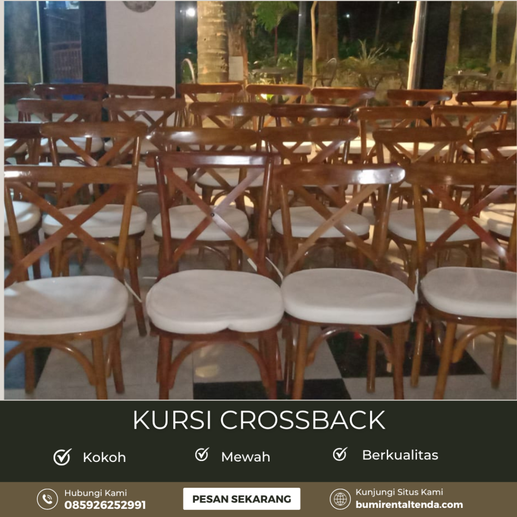 Sewa Kursi Crossback Kuningan Barat Mampang Prapatan Jaksel