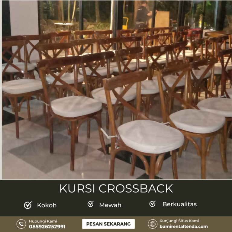 SEWA KURSI CROSSBACK KUNINGAN BARAT MAMPANG PRAPATAN JAKSEL