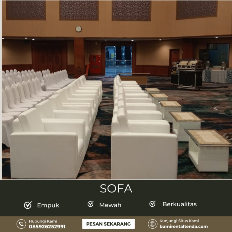 SEWA SOFA SINGLE PUTIH DUREN TIGA PANCORAN JAKARTA SELATAN