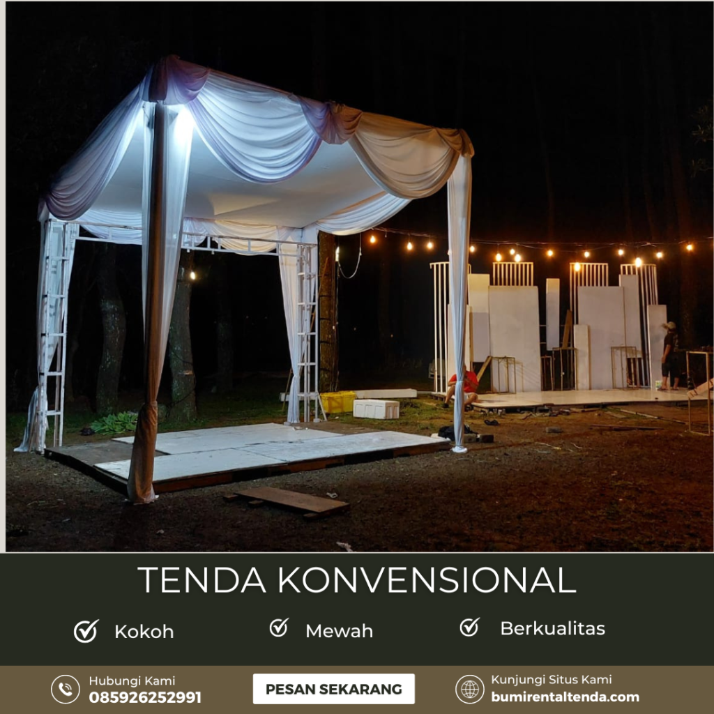 Sewa Tenda Konvensional Minimalis Mampang Prapatan Jakarta Selatan