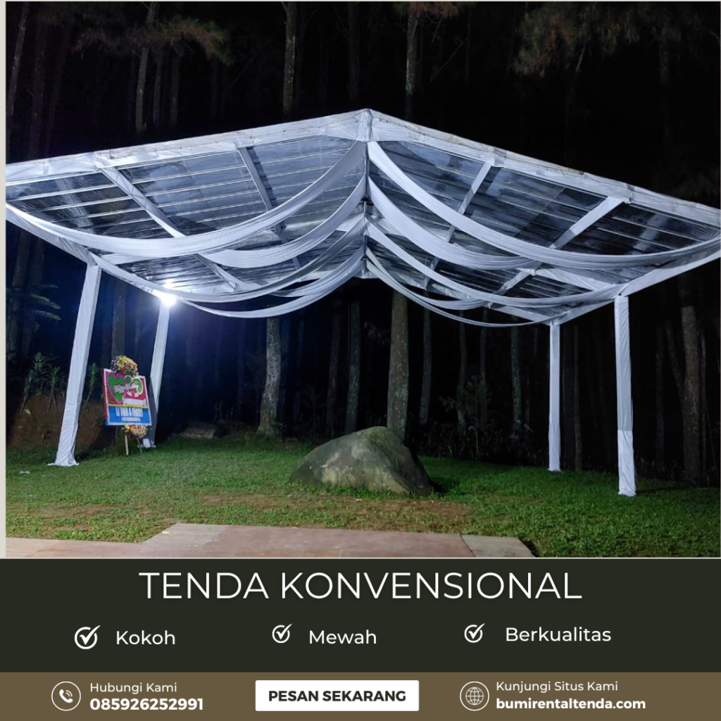 Sewa Tenda Konvensional Transparan Penjaringan Jakarta Utara