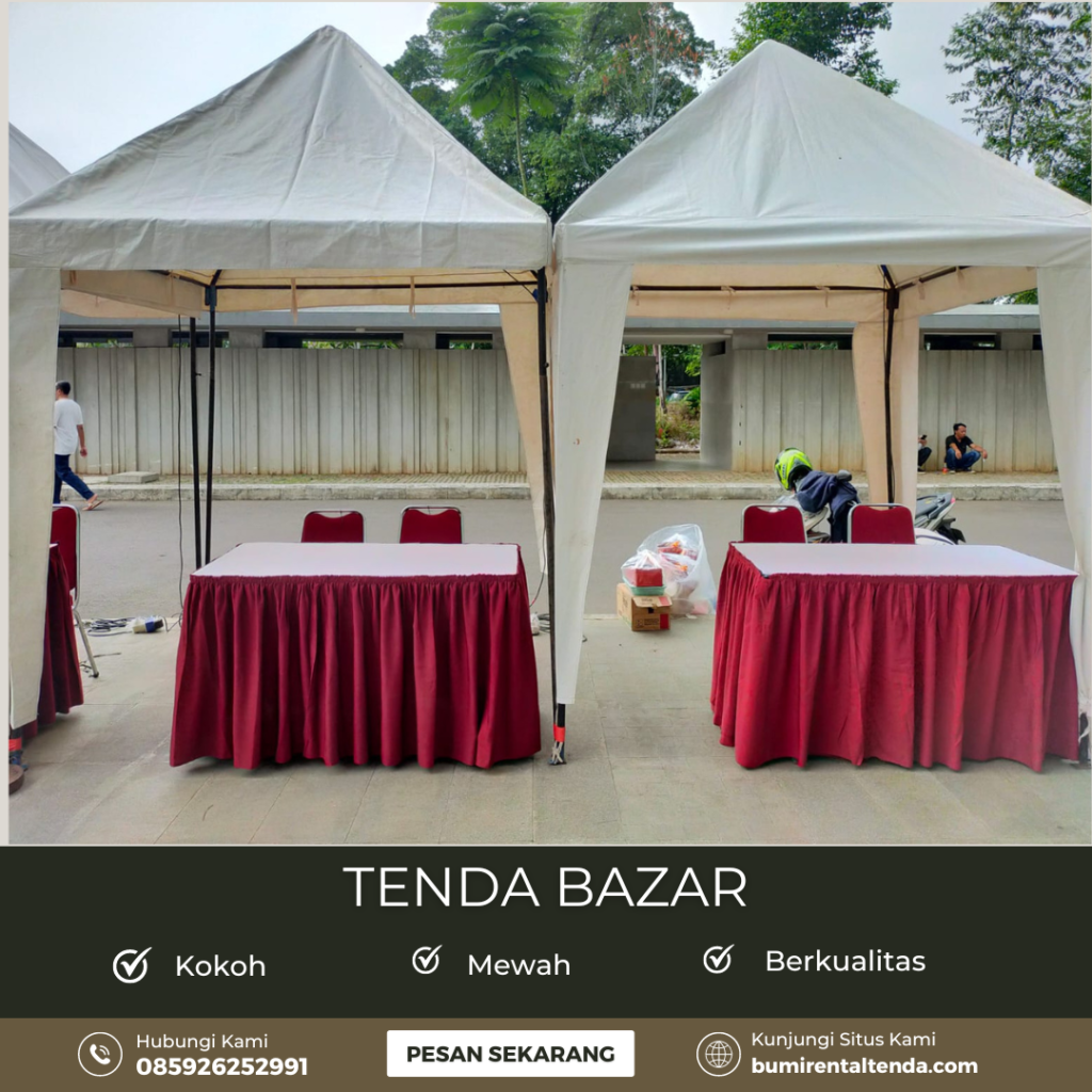 Tempat Sewa Tenda Bazar Tegal Parang Mampang Prapatan Jaksel