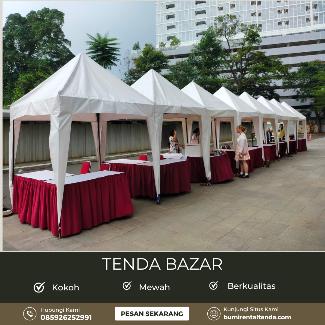 Tempat Sewa Tenda Bazar Tegal Parang Mampang Prapatan Jaksel