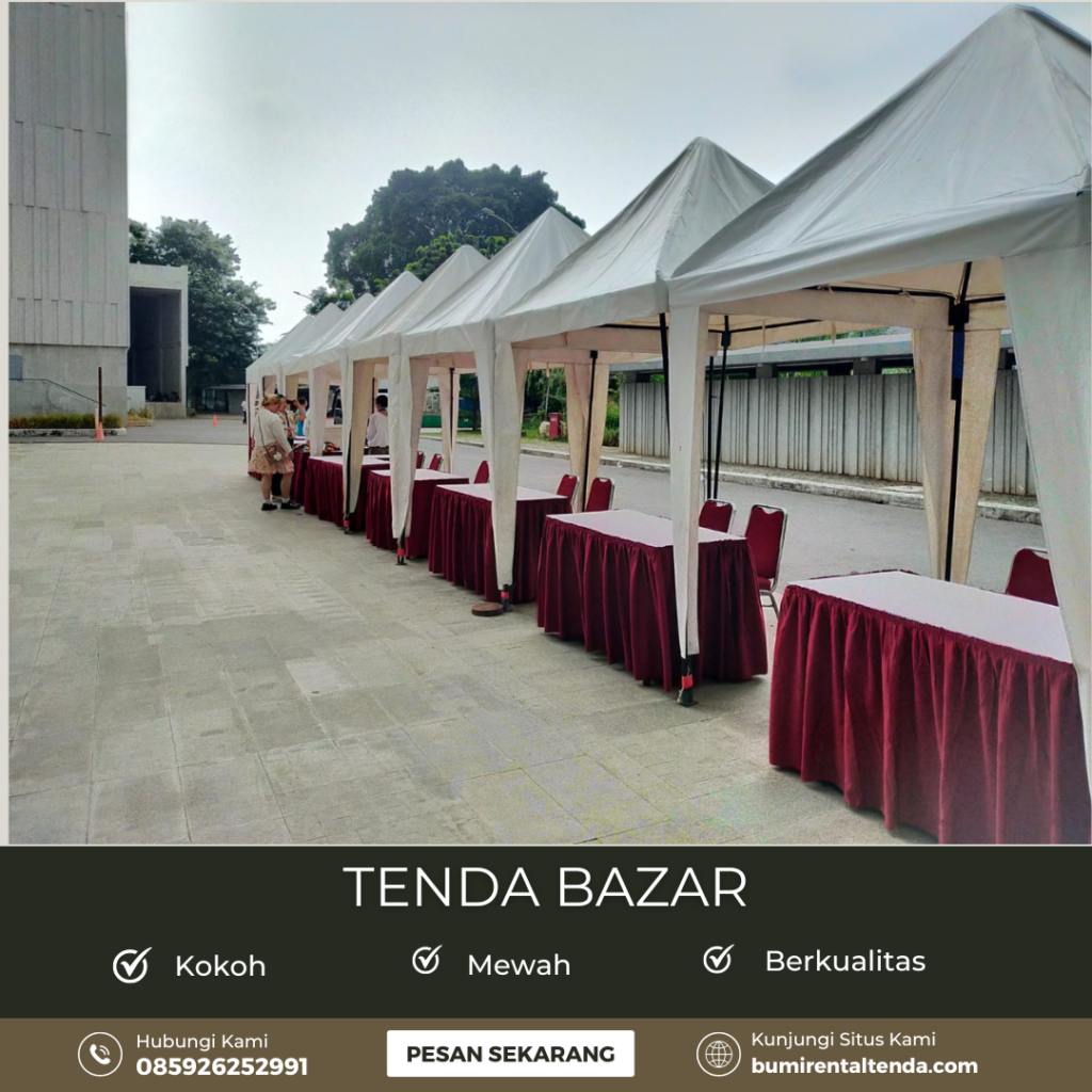 Tempat Sewa Tenda Bazar Tegal Parang Mampang Prapatan Jaksel