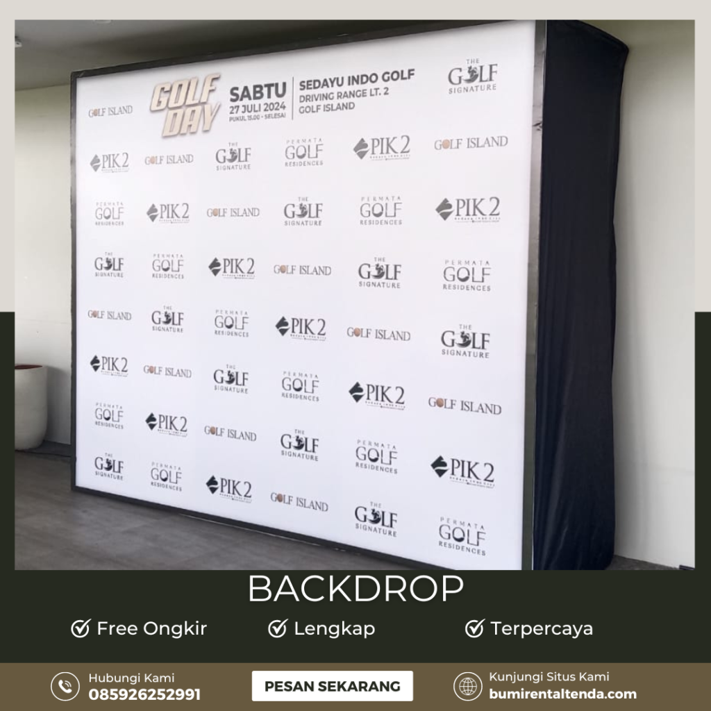 Gudang Rental Backdrop Ciracas Jakarta Timur