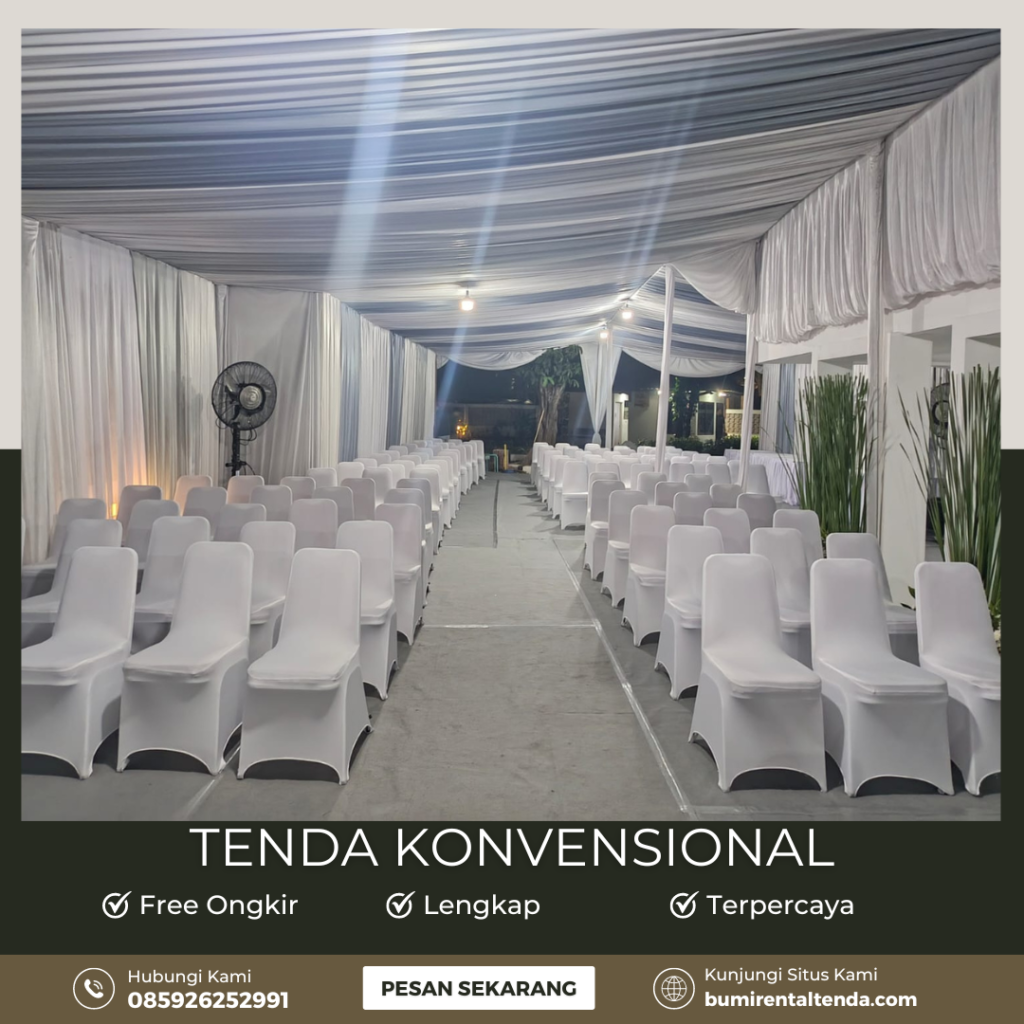 Rental Tenda Konvensional Manggarai Selatan Tebet Jaksel