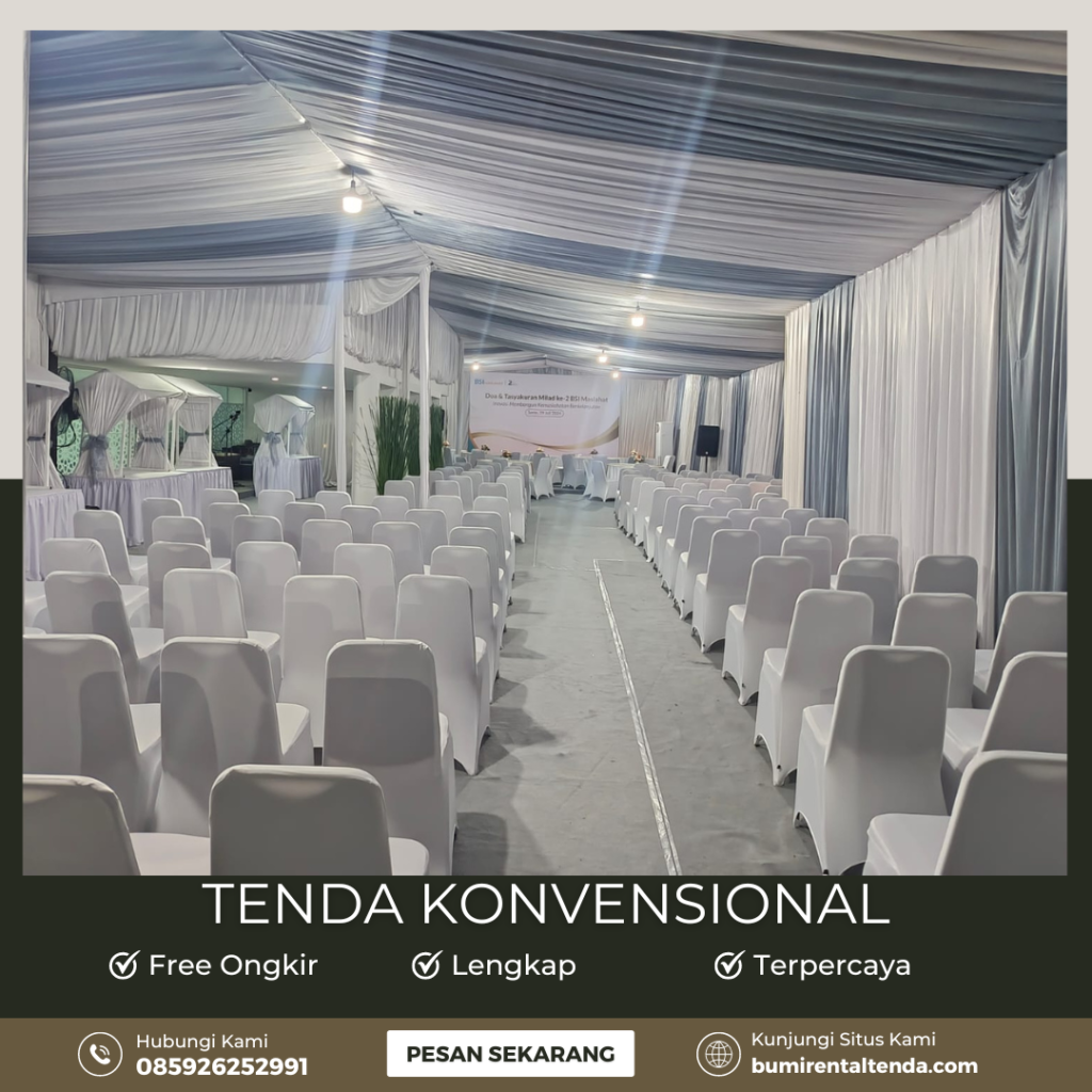 Rental Tenda Konvensional Manggarai Selatan Tebet Jaksel