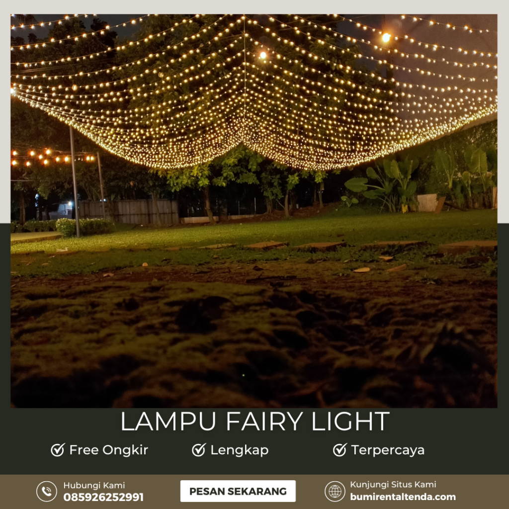 Sewa Lampu Fairy Light Cibubur Ciracas Jakarta Timur