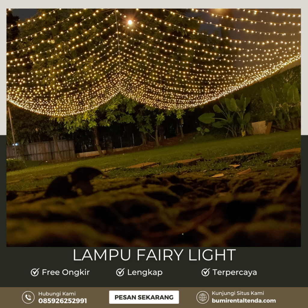 Sewa Lampu Fairy Light Cibubur Ciracas Jakarta Timur