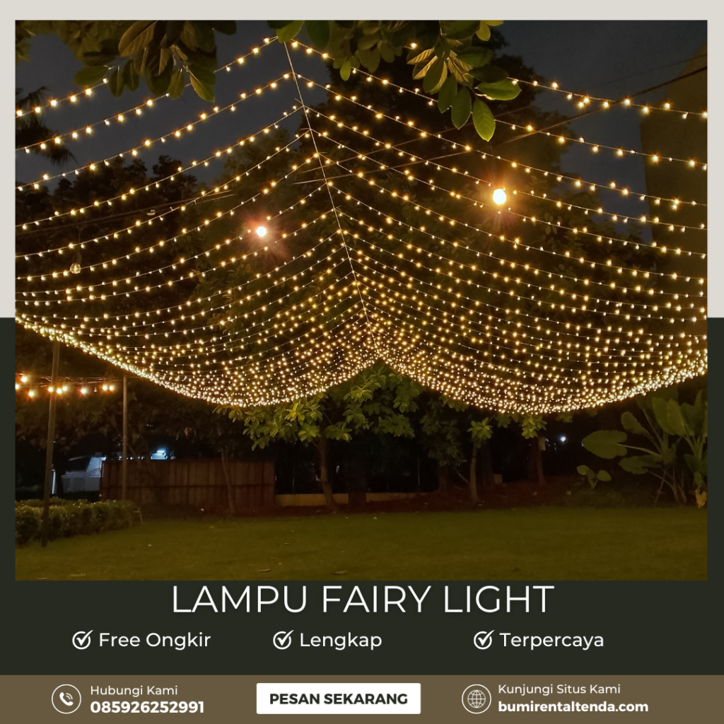 Sewa Lampu Fairy Light Cibubur Ciracas Jakarta Timur