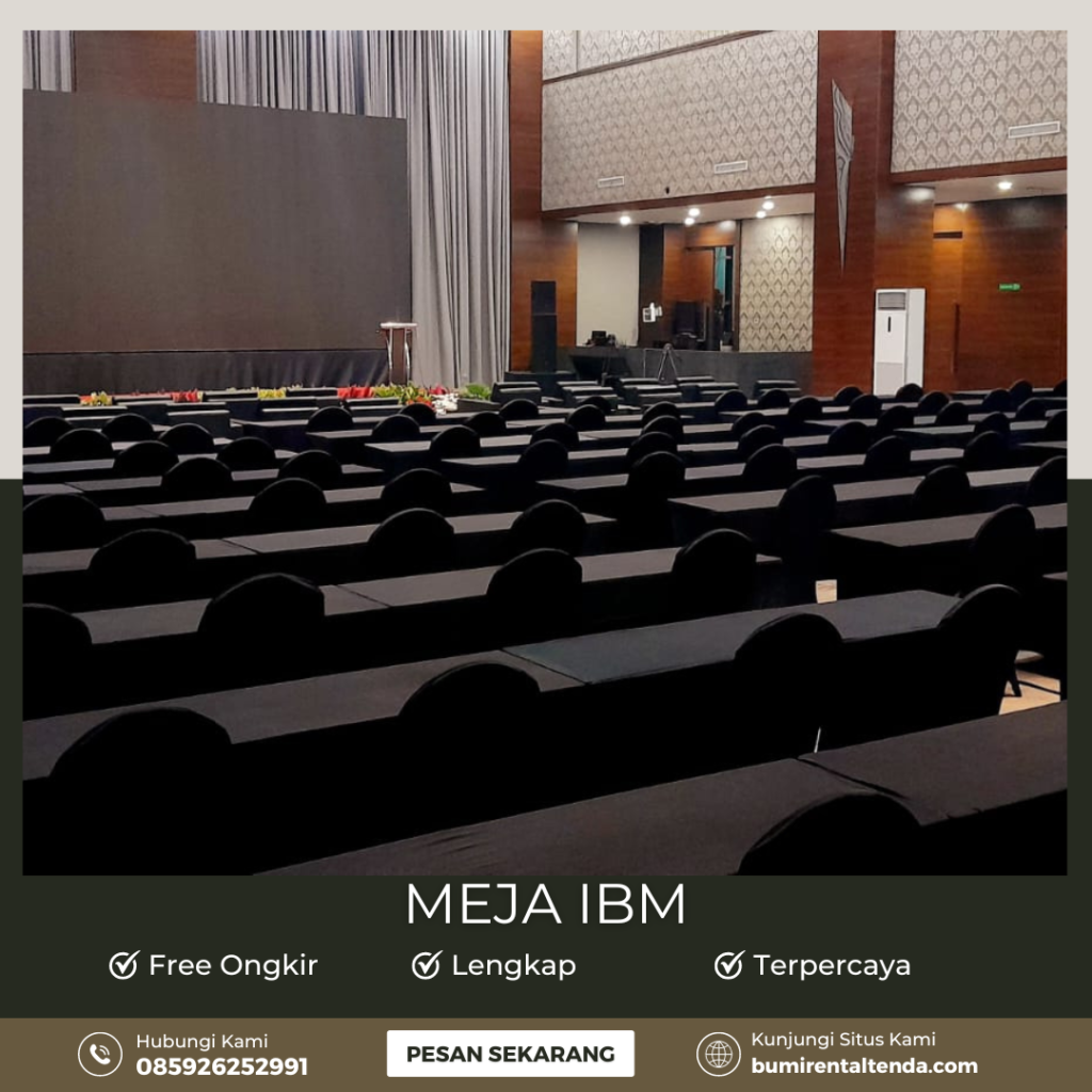 Sewa Meja Ibm Cover Hitam Pondok Ranggon Jakarta Timur