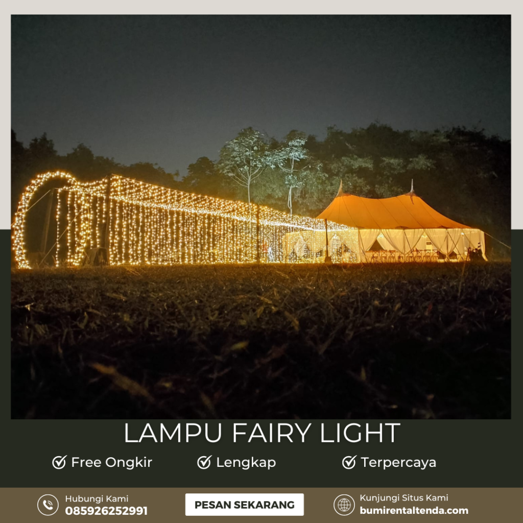 Rental Lampu Fairy Light Duren Sawit Jakarta Timur