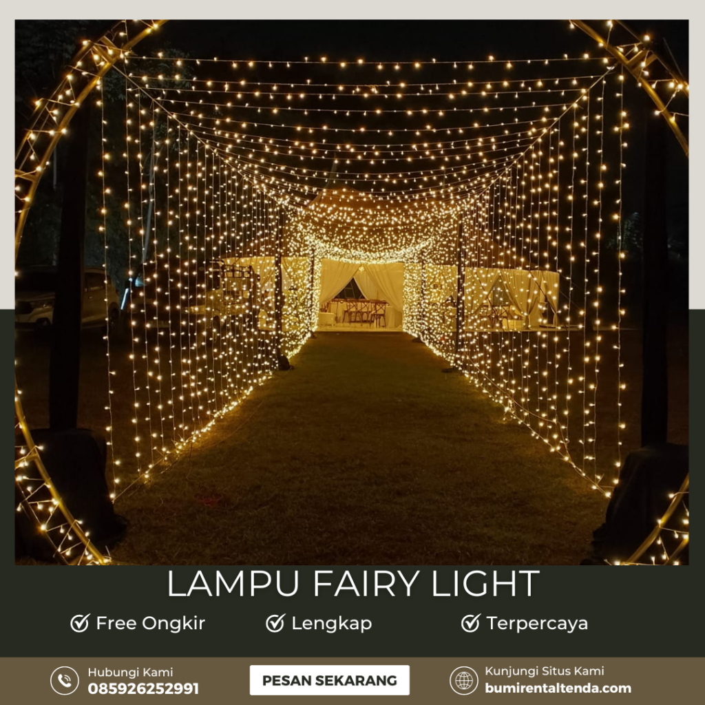 Rental Lampu Fairy Light Duren Sawit Jakarta Timur