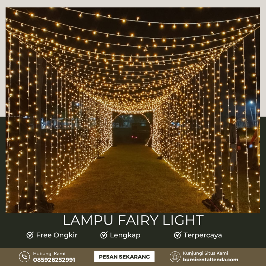 Rental Lampu Fairy Light Duren Sawit Jakarta Timur