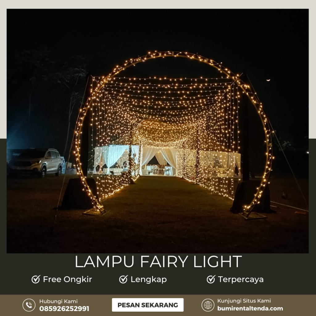 Rental Lampu Fairy Light Duren Sawit Jakarta Timur