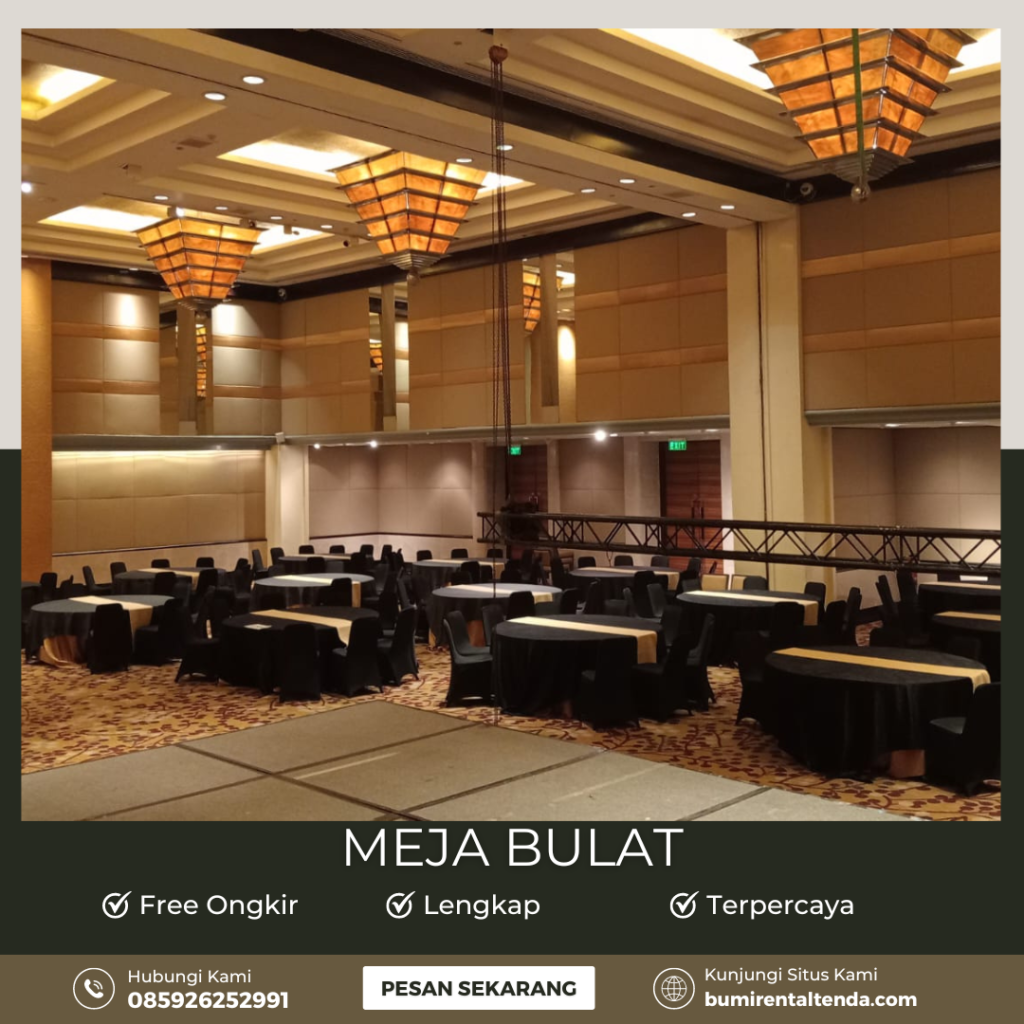 Rental Round Table Gratis Ongkir Tebet Barat Jakarta Selatan