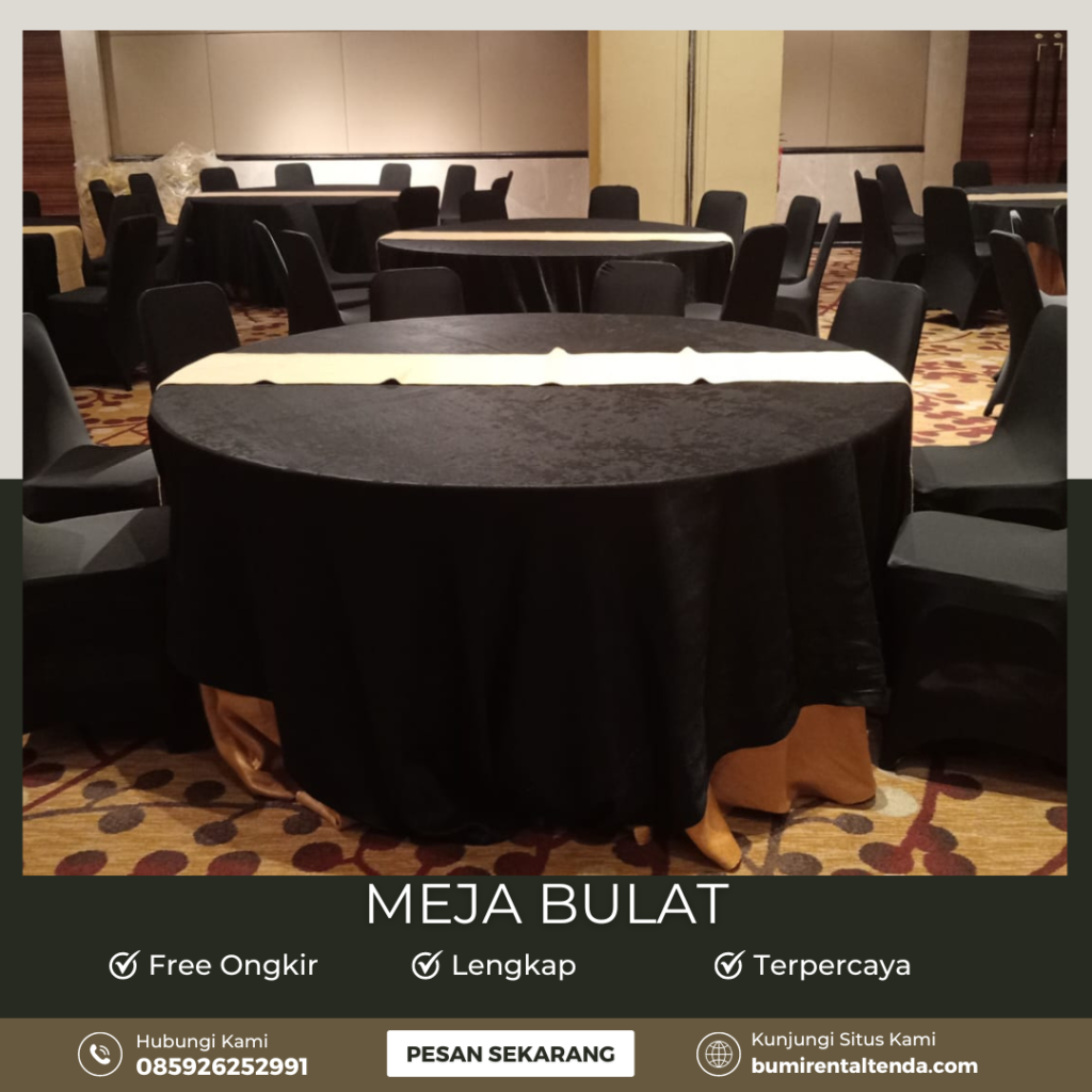 Rental Round Table Gratis Ongkir Tebet Barat Jakarta Selatan