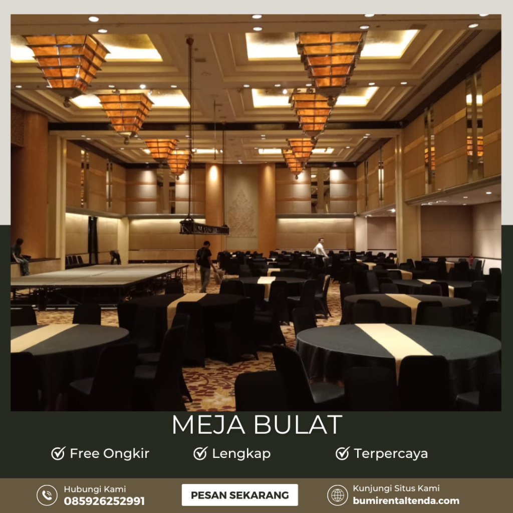 Rental Round Table Gratis Ongkir Tebet Barat Jakarta Selatan