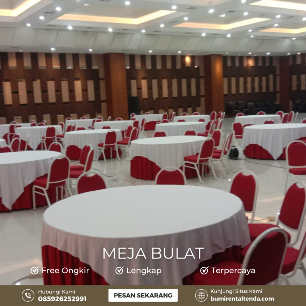 Rental Round Table Pondok Kelapa Duren Sawit Jaktim