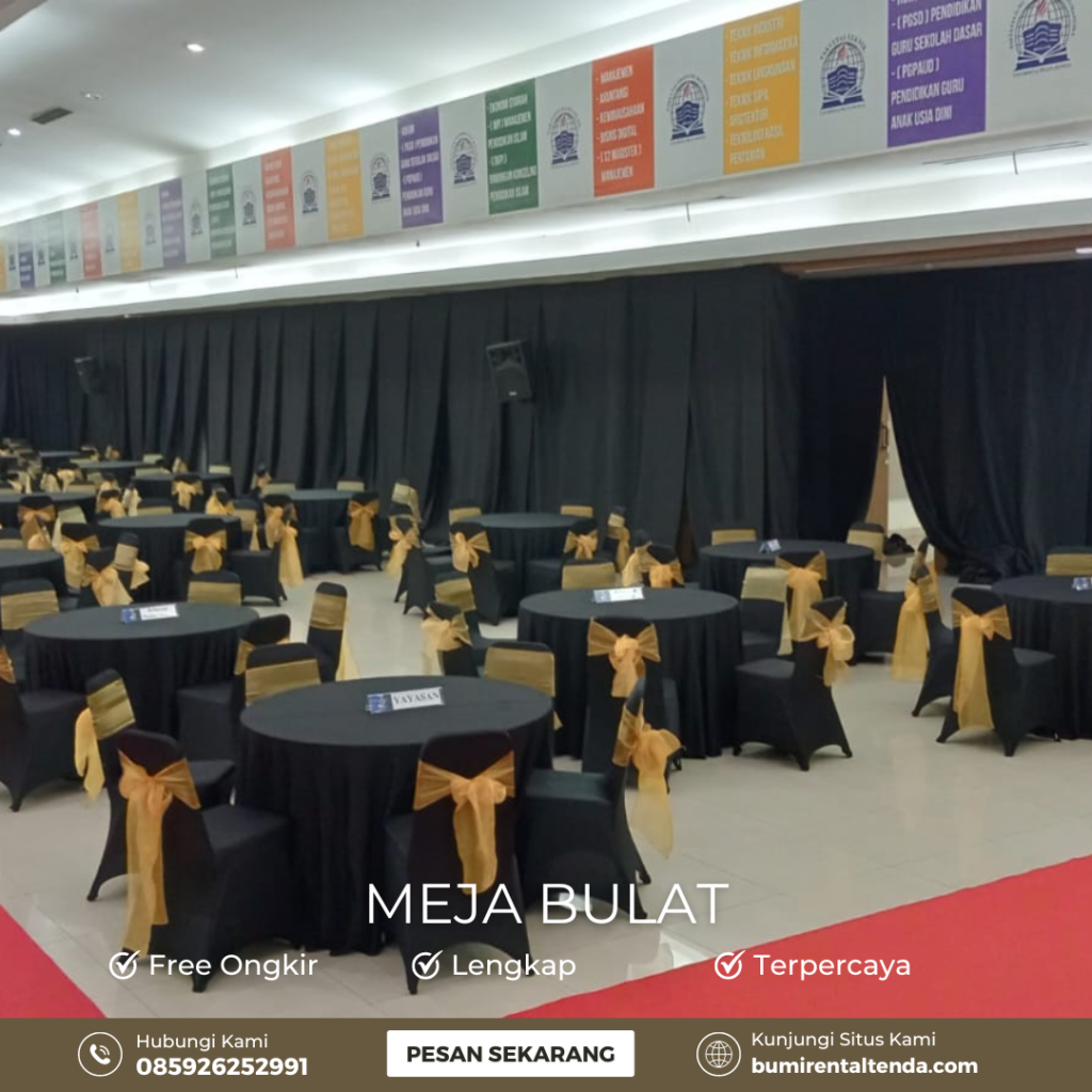 Sewa Round Table Murah Cempaka Putih Jakarta Pusat