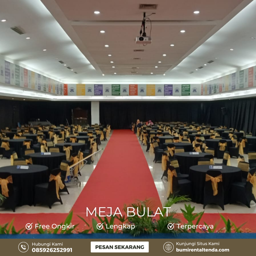 Sewa Round Table Murah Cempaka Putih Jakarta Pusat