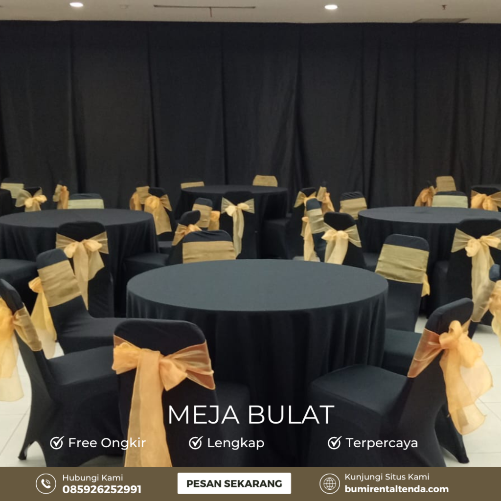 Sewa Round Table Murah Cempaka Putih Jakarta Pusat