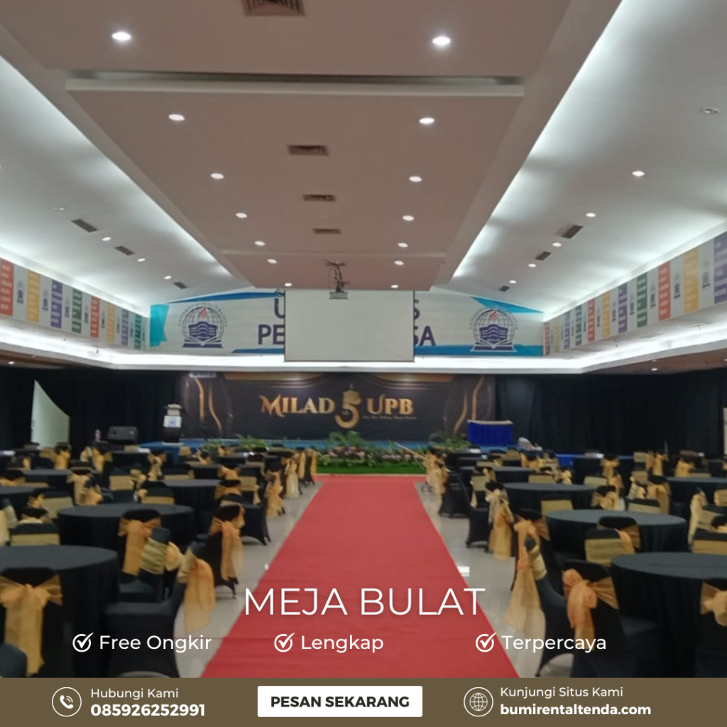 Sewa Round Table Murah Cempaka Putih Jakarta Pusat