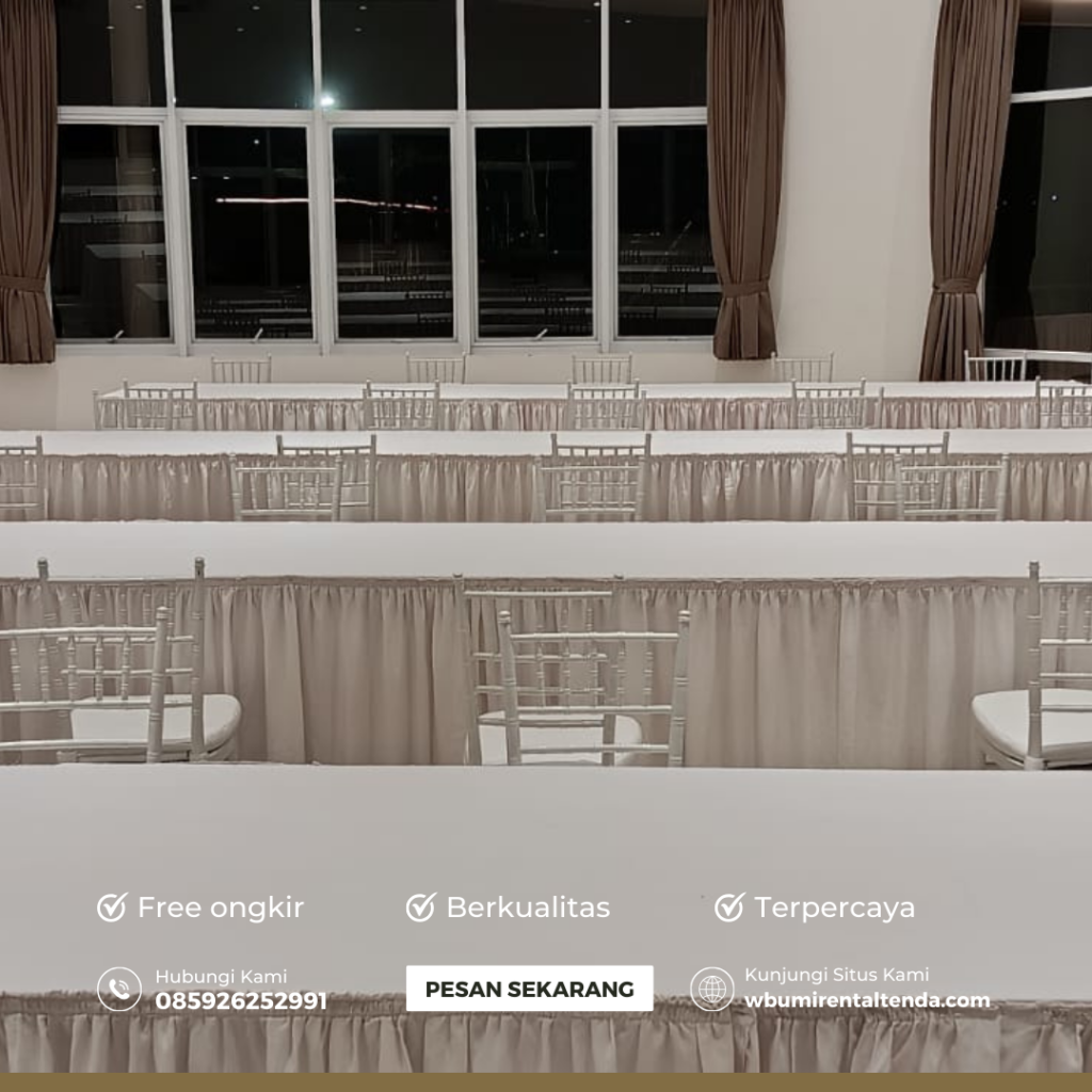 Rental Meja Kotak Murah Galur Johar Baru Jakarta Pusat