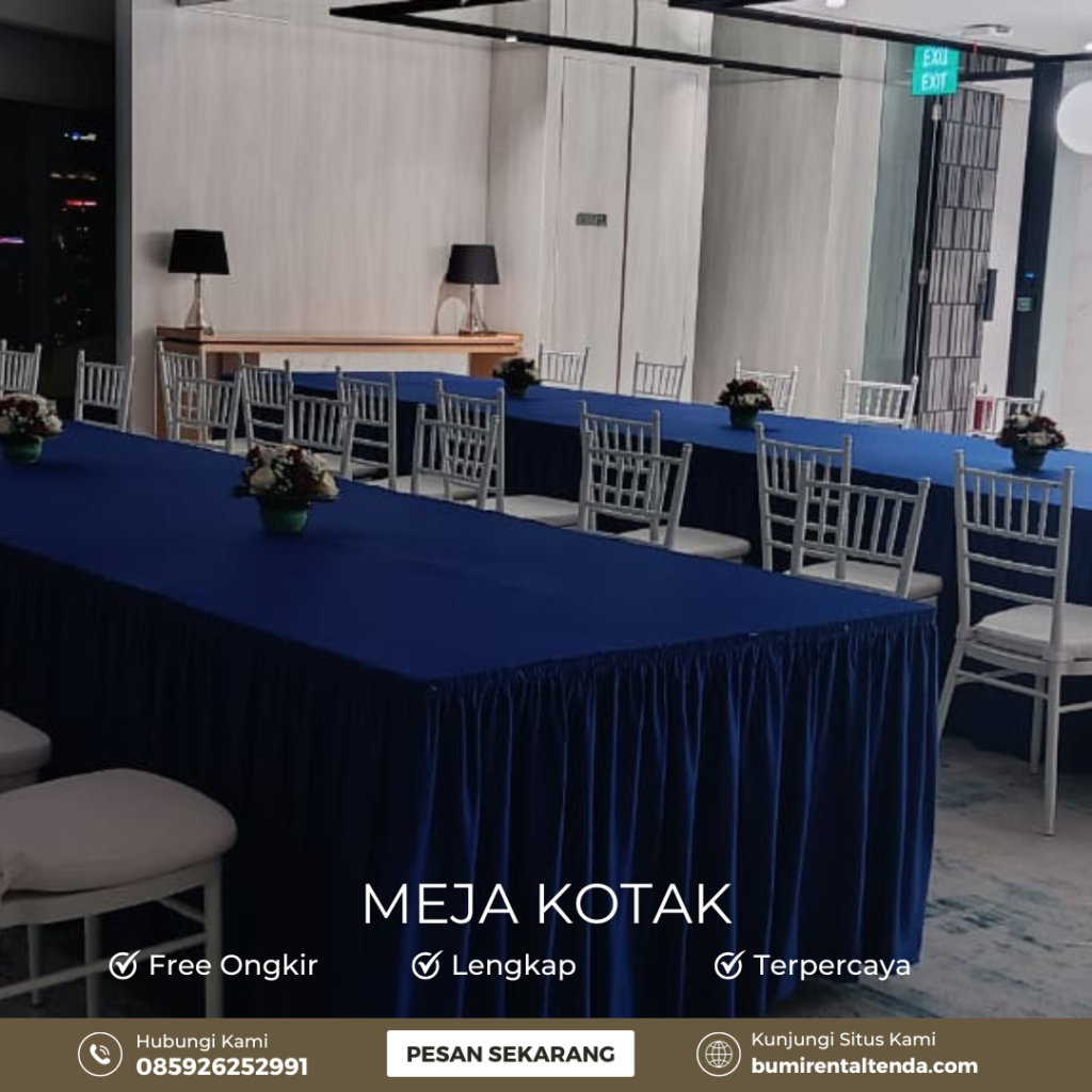 Sewa Meja Kotak Petojo Selatan Gambir Jakarta Pusat