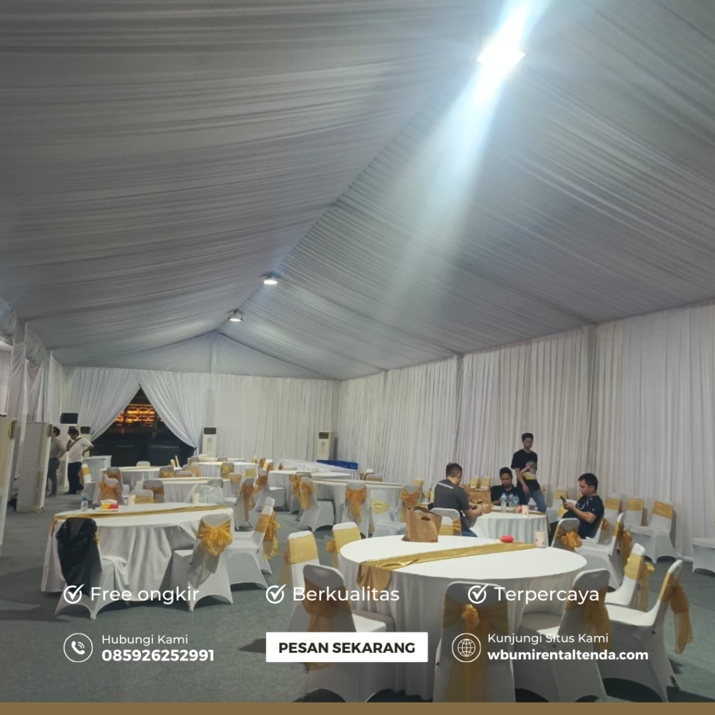 Rental Tenda Dan Meja Murah Menteng Jakarta Pusat