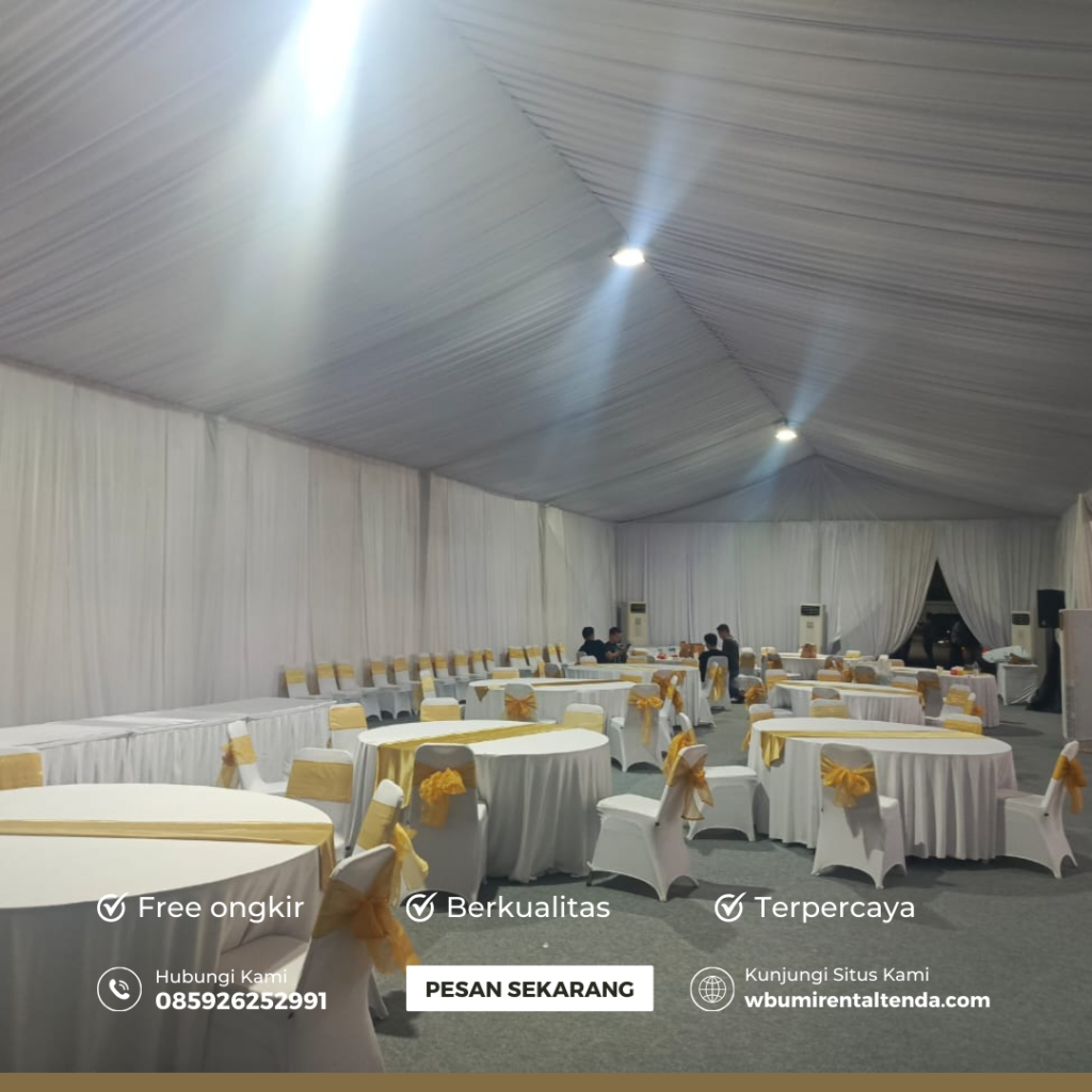 Rental Tenda Dan Meja Murah Menteng Jakarta Pusat